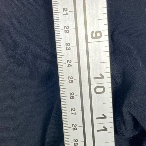 Lululemon Black Cropped High Rise Leggings Size 10 Anti Stink Stretch Yoga Pants - Picture 9 of 10